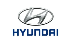 Hyundai staff uniform logo